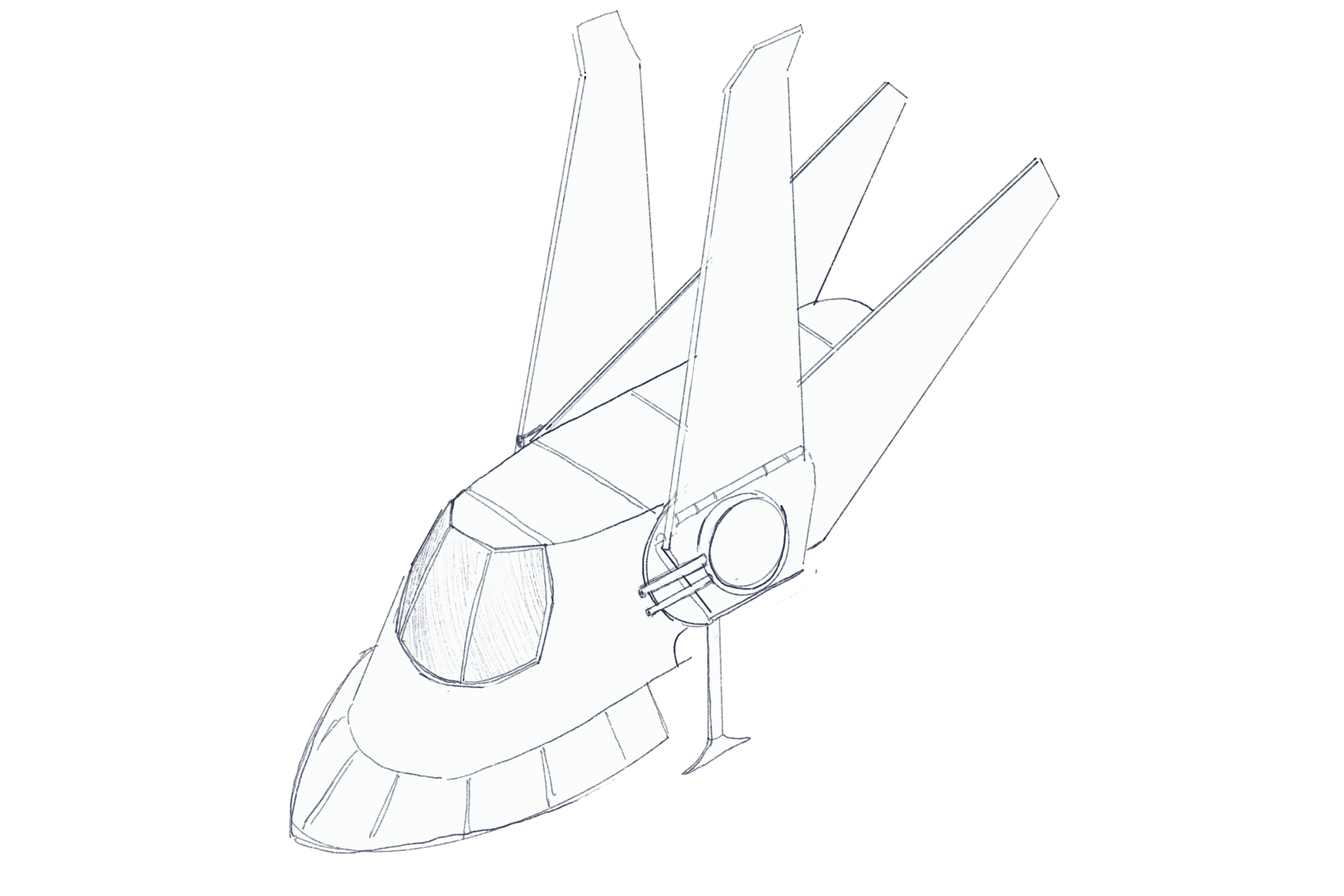 Starhopper class starfighter. 